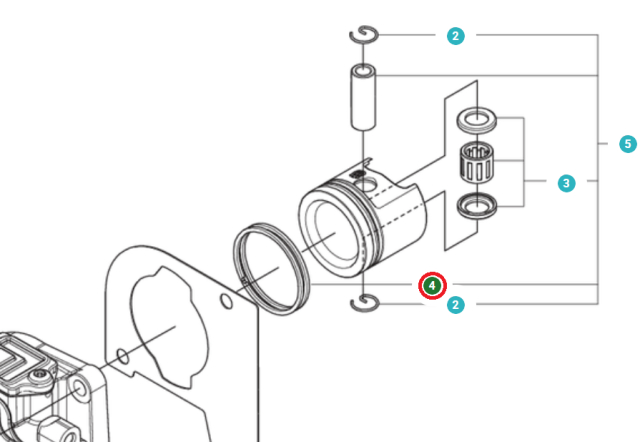 Segment De Piston 5375365-01