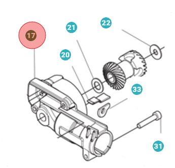 Pièce de rechange Ousing Assy A