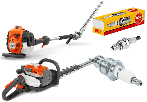 Husqvarna Hedge trimmers with spare spark plugs