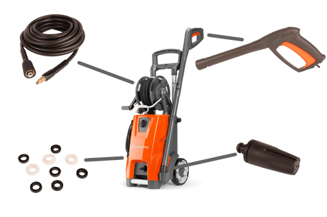 Husqvarna pressure washer with replacement parts