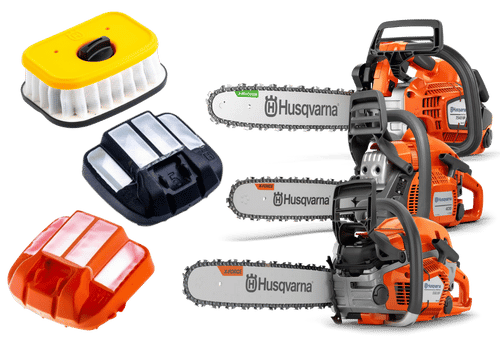 Husqvarna chainsaws with replacement air filters